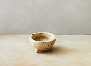 SpottedStrainerHolder Dappled Tea Strainer Rest